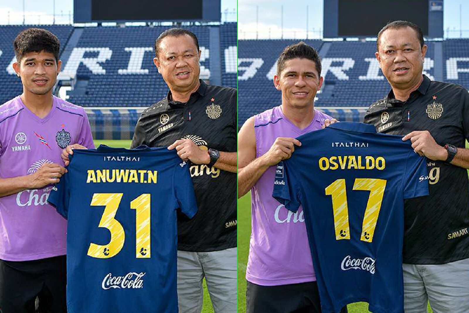 เติมแข้งใหม่เลก2! เซราะกราว เปิดตัว"อนุวัฒน์-ออสวัลโด้" ล่าแชมป์ลีก