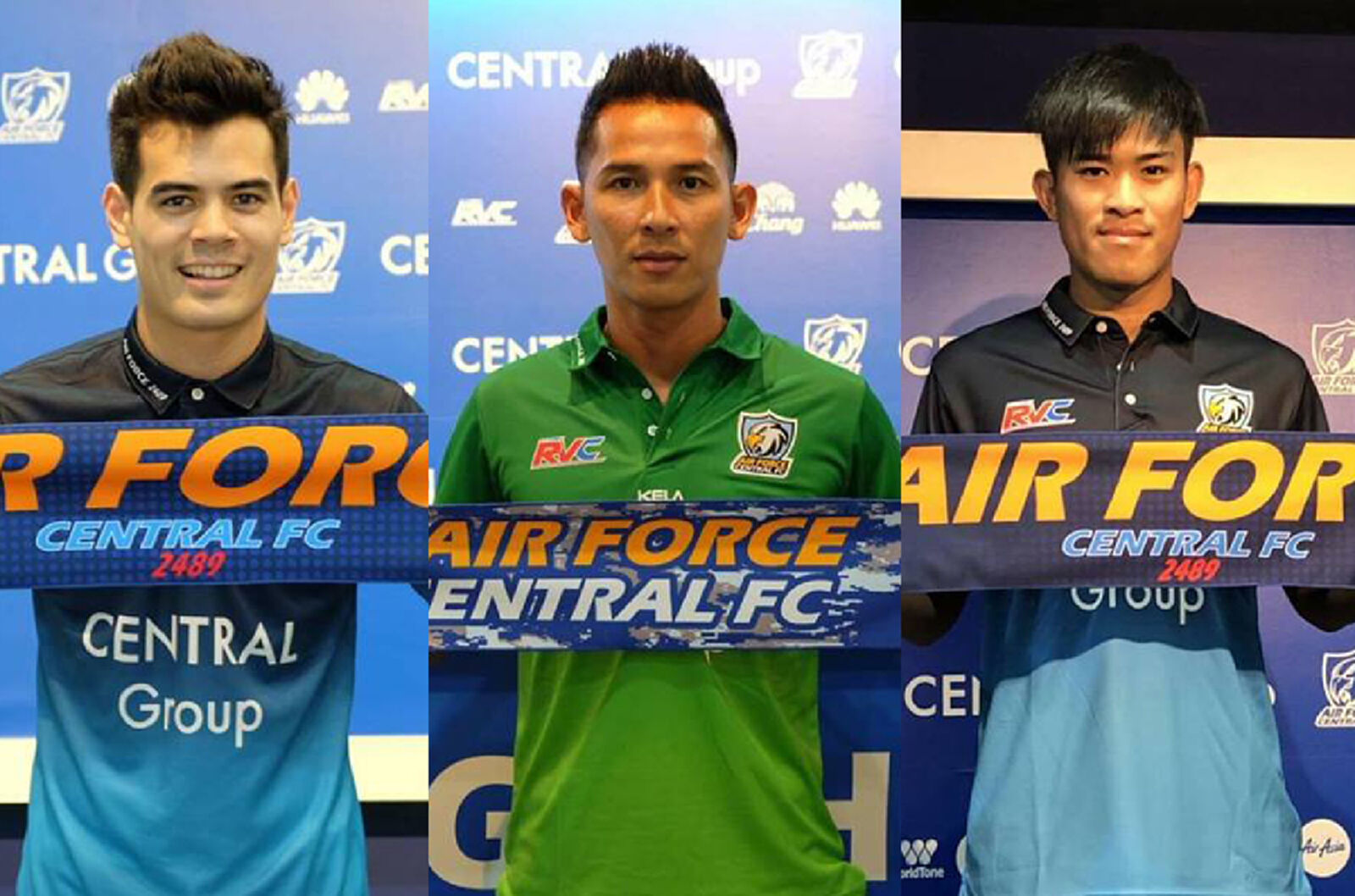 แอร์ฟอร์ซเปิดตัว!! 3 แข้งไทยสู้ตายไทยลีกเลก2