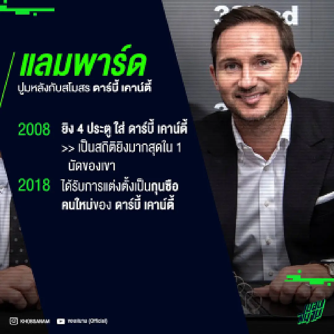 เปิดปูมหลัง แลมพาร์ด กับ ดาร์บี้ เคาน์ตี้