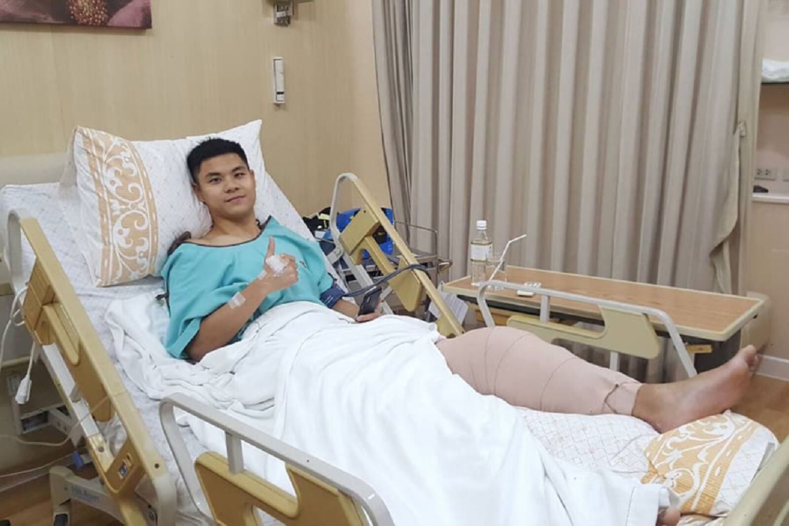 หายห่วง! "นฤบดินทร์" ผ่าเอ็นไขว้หน้าผ่านฉลุย หวังฟื้นช่วยบุรีรัมย์