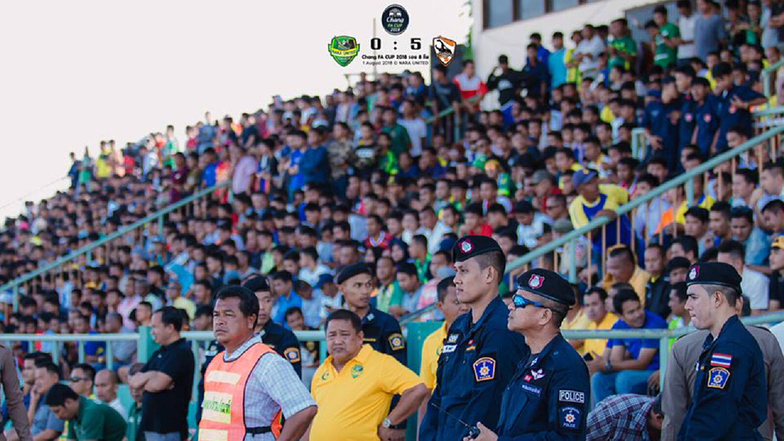 สนามแตก!! แฟนนราเข้าชมเกมพ่ายกว่างเกิน10,000คน