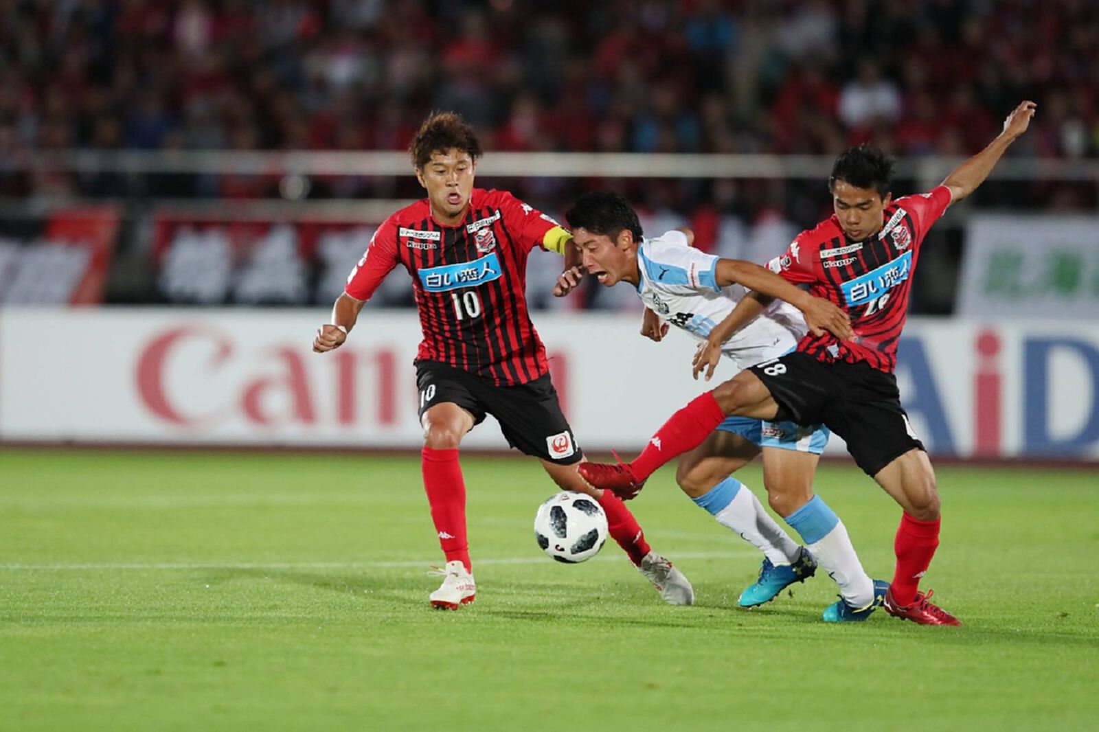 ชนาคุงเดี้ยง! ซัปโปโร เน่าคารังเจอแอนท์เลอร์สบุกสอนบอล 2-0
