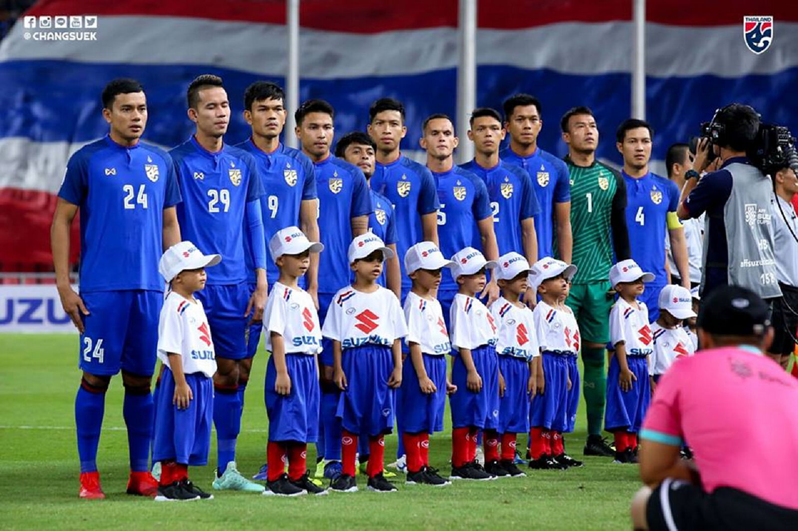 เบอร์ 1-23!! ประกาศหมายเลขเสื้อทีมชาติไทย ลุยศึกชิงแชมป์เอเชีย