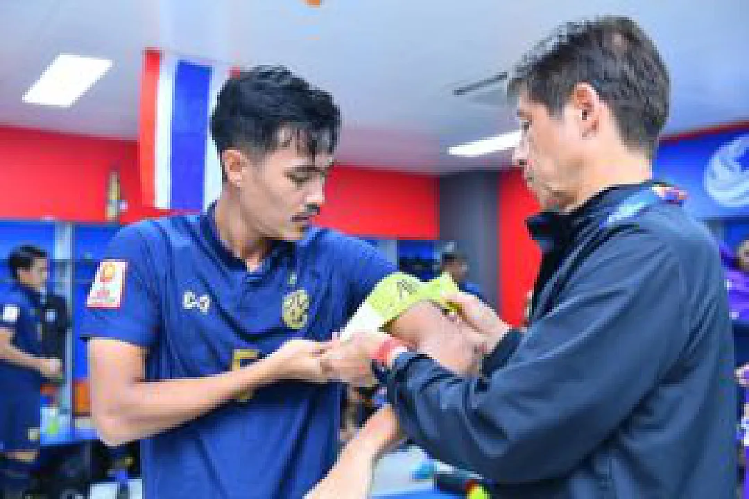 CHANGSUEK OFFICIAL PAGE จัดทำปลอกแขนพิเศษให้กัปตันทีมชาติไทย ชุด U23 ใส่ดวลศึกเอเชีย