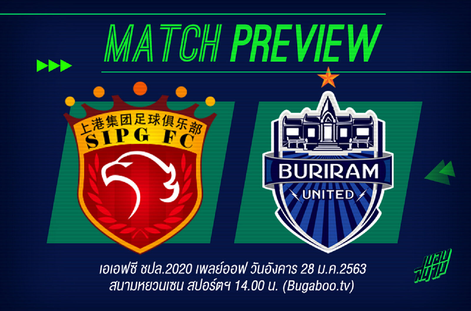 ฝ่าไวรัสโคโรน่า!! เซราะกราวเยือนเซี่ยงไฮ้ ชิงตั๋ว ACL 2020