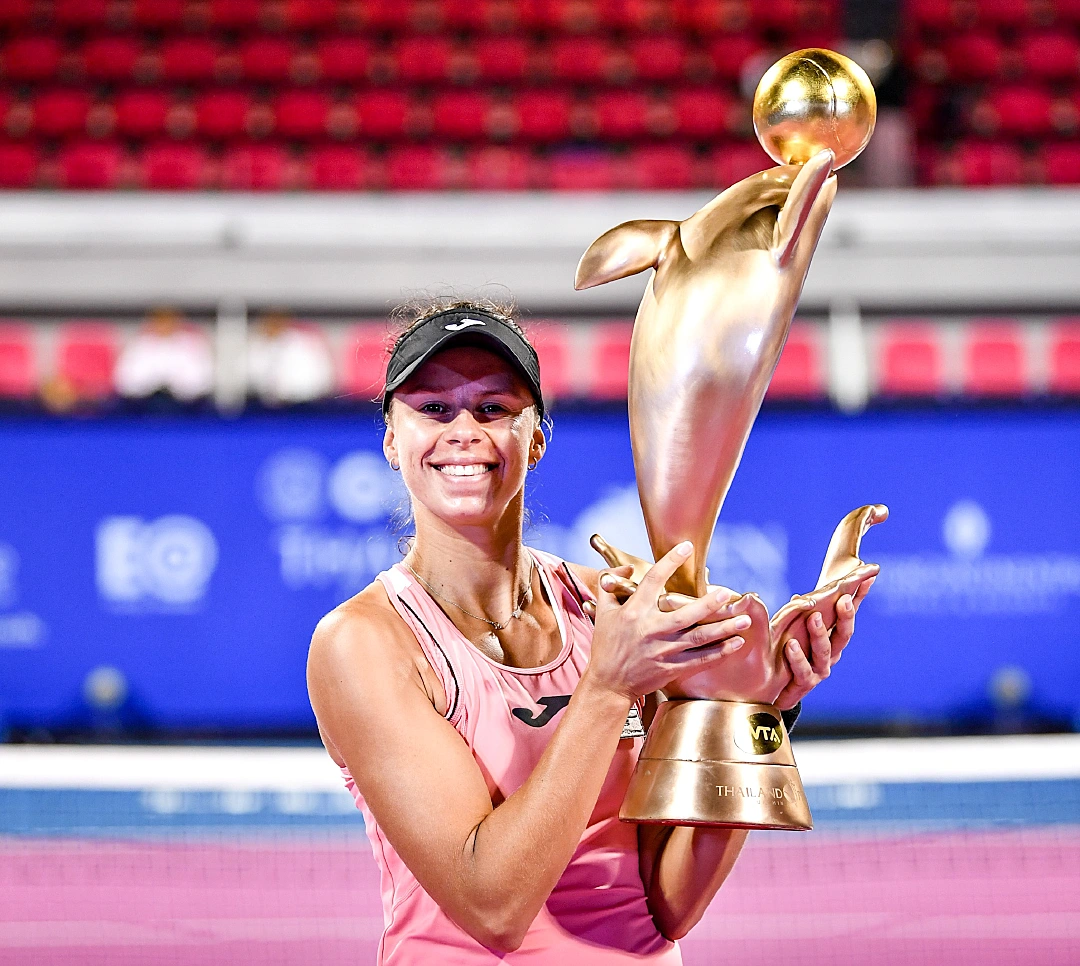 มือหวดสาวโปแลนด์ล้มสวิสคว้าแชมป์เทนนิส‘จีเอสบี ไทยแลนด์ โอเพ่น 2020