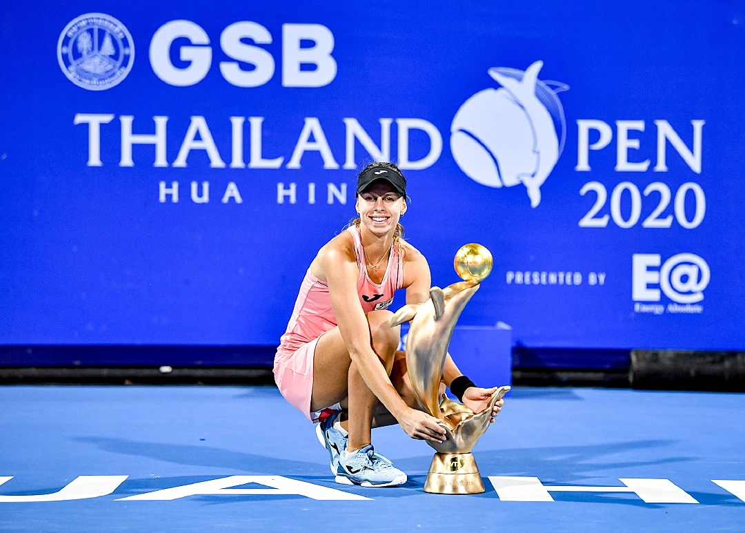 มือหวดสาวโปแลนด์ล้มสวิสคว้าแชมป์เทนนิส‘จีเอสบี ไทยแลนด์ โอเพ่น 2020