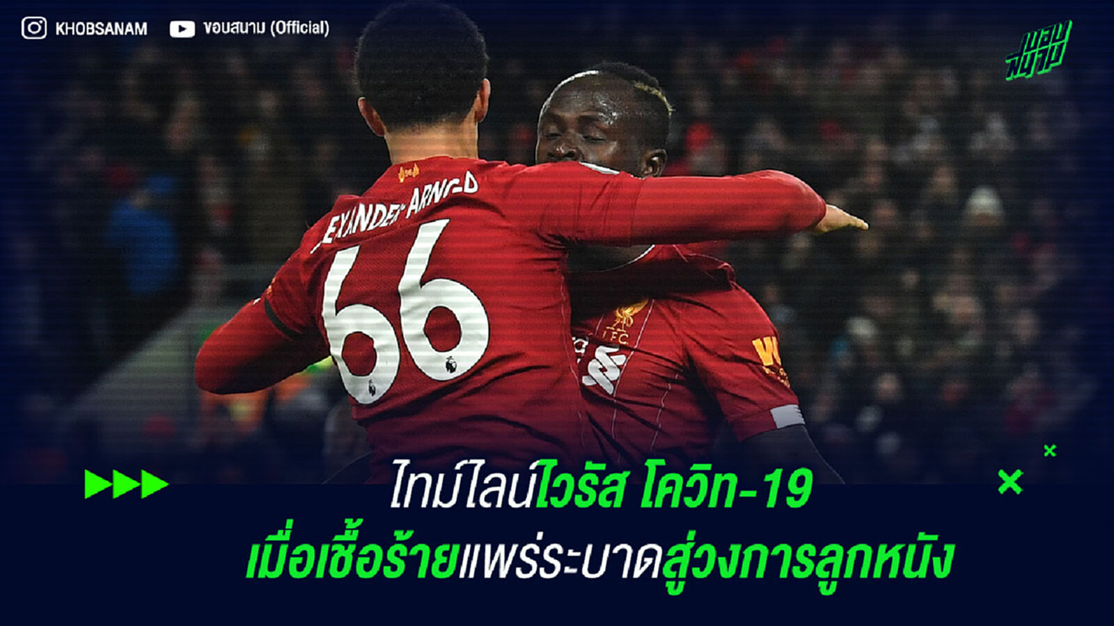 ไทม์ไลน์ไวรัส โควิท-19 เมื่อเชื้อร้ายแพร่ระบาดสู่วงการลูกหนัง ไทม์ไลน์ไวรัส โควิท-19 เมื่อเชื้อร้ายแพร่ระบาดสู่วงการลูกหนัง