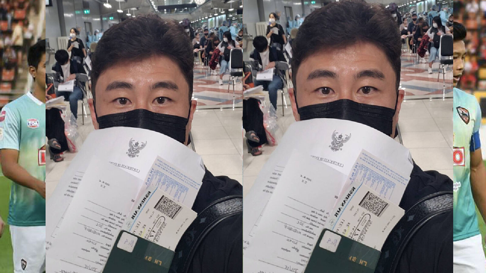 ลี ยอง แร ถึงไทยรอผลตรวจ หากไม่พบเชื้อร่วมซ้อมกว่าง 15 ส.ค.
