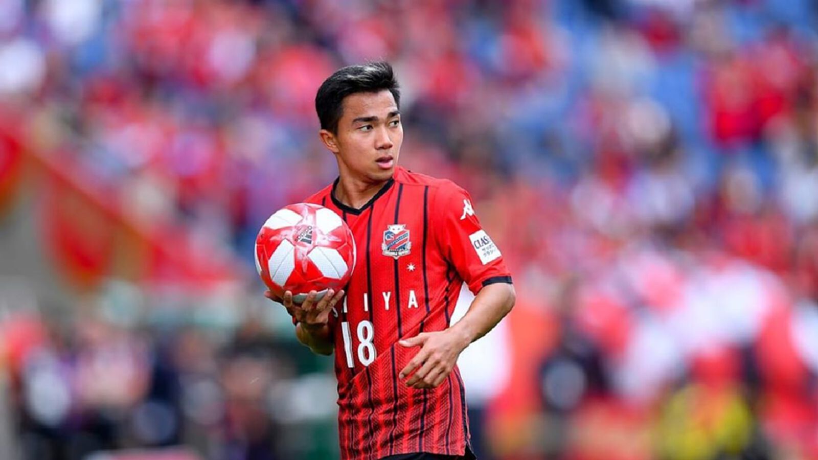 ชนาลงครึ่งหลัง! ซัปโปโรบุกพ่ายกัมบะ 1-2