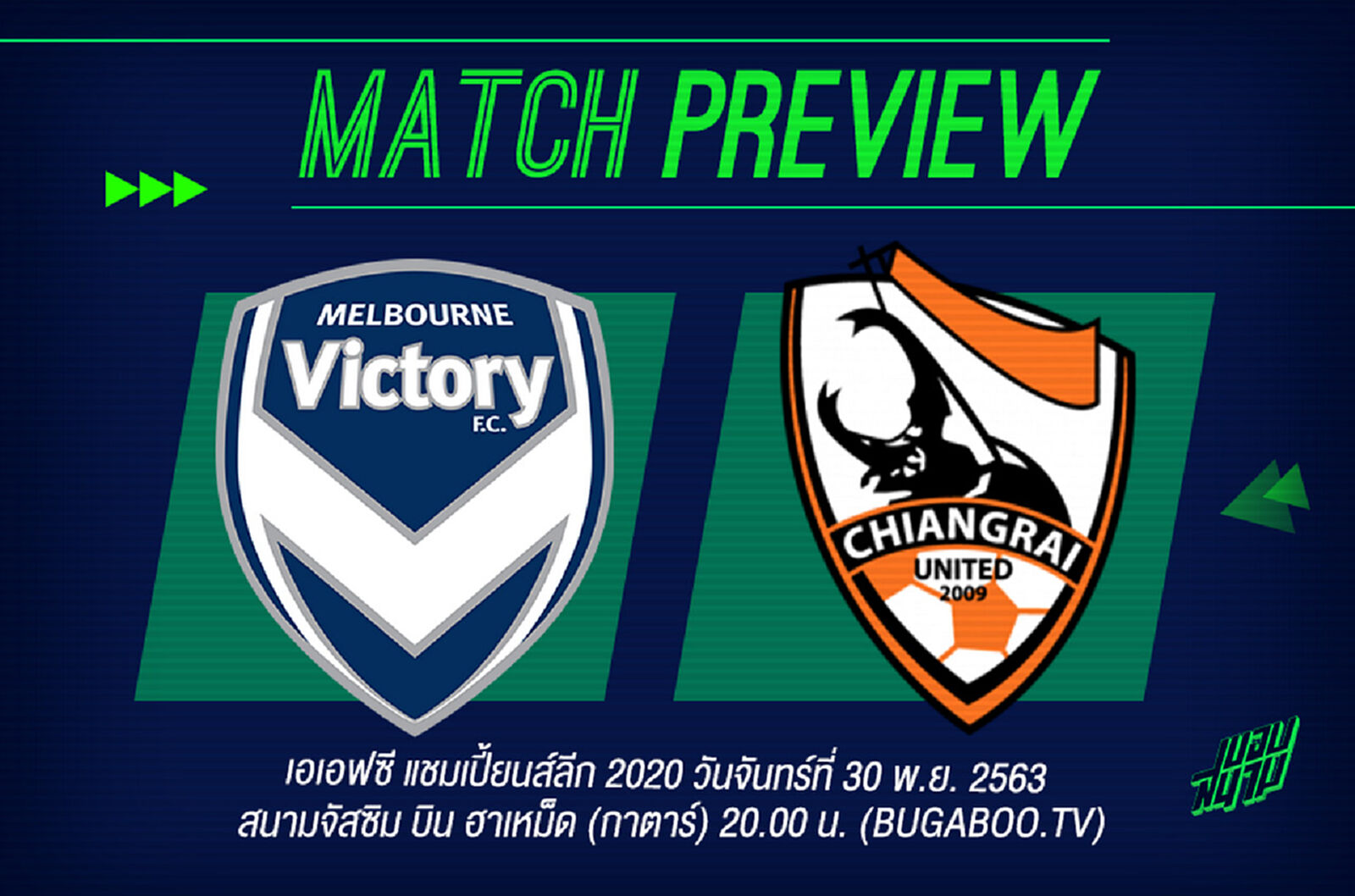 กว่างโซ้ง ขาด 3 ตัวหลัก ฟัด เมลเบิร์น ชี้ชะตาลุ้นศึก ACL คืนนี้