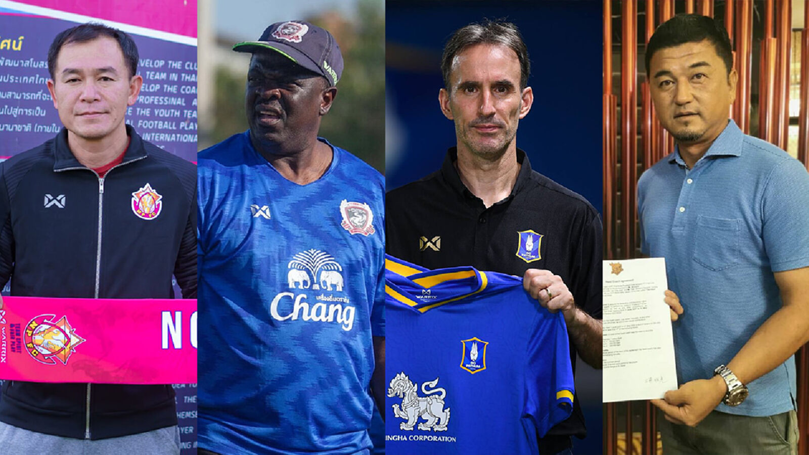 เช็กรายชื่อ 16 กุนซือไทยลีก ฤดูกาล 2021/22 ทีมไหนใครคุมทัพ
