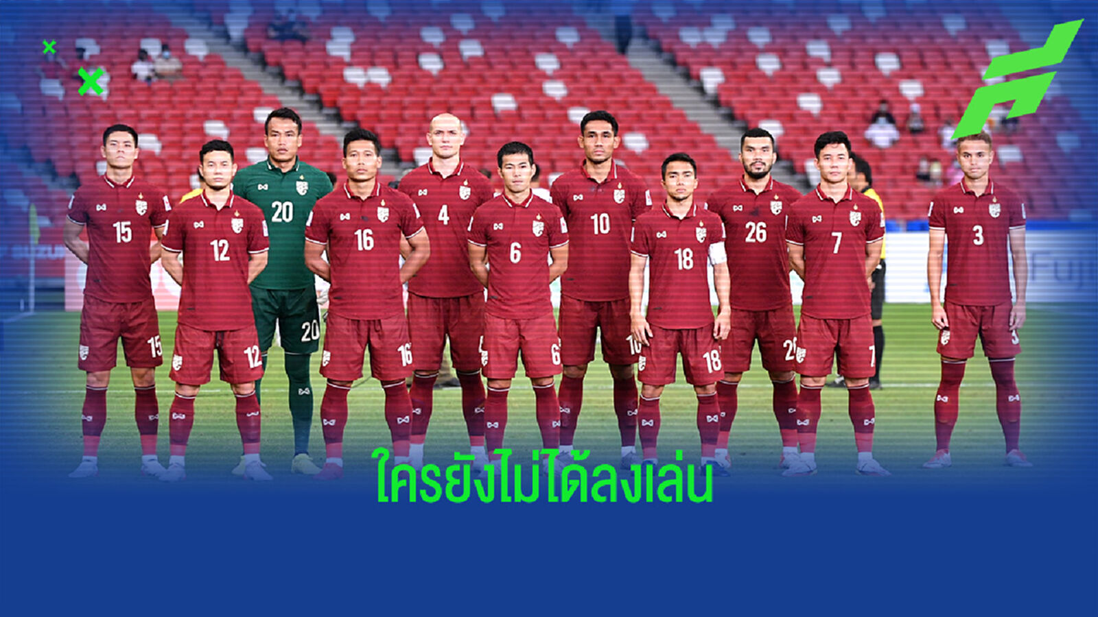 เช็กรายชื่อแข้งช้างศึก ใครยังไม่ได้ลงเล่น3 นัดแรก มีลุ้นนัดเจอสิงคโปร์ เช็กรายชื่อแข้งช้างศึก ใครยังไม่ได้ลงเล่น3 นัดแรก มีลุ้นนัดเจอสิงคโปร์
