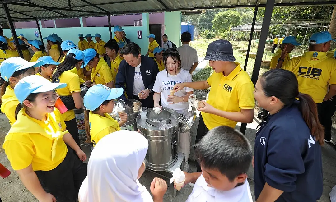 มูลนิธิเนชั่น ร่วมกับ ตำรวจสอบสวนกลาง (CIB) ลงพื้นที่พัฒนาชุมชนเกาะลิบง จ.ตรัง