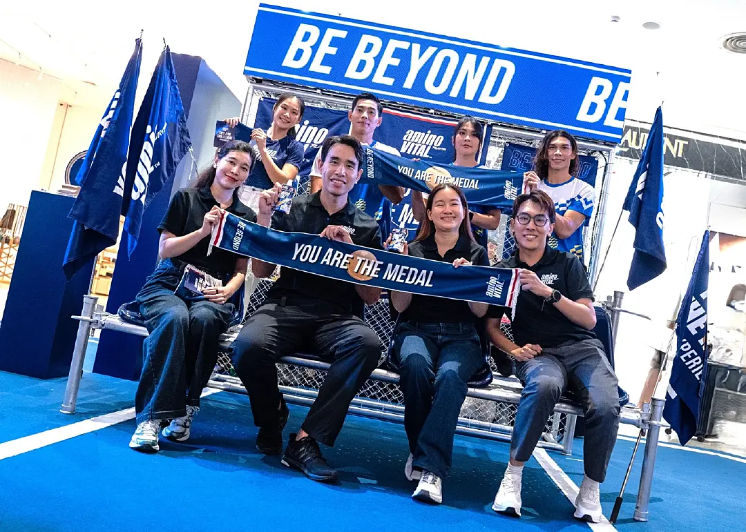 โอ๊ต-จิมมี่-น้ำผึ้ง นำทัพแฟนกีฬา “ชนะใจตัวเอง” ไปกับ แคมเปญ You Are The Medal โดยอะมิโนไวทัล