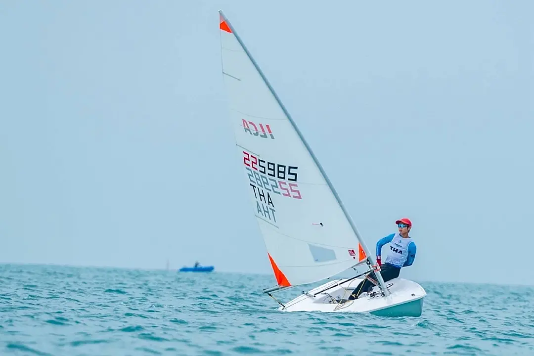 “ดาวิน ฌู” ผงาดคว้าเหรียญทองเรือใบซีเกมส์ ILCA 4 ชาย