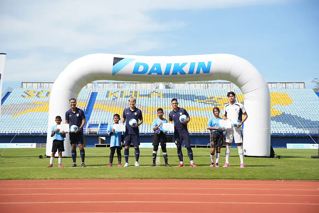 “ไดกิ้น” จัดกิจกรรมฟุตบอลคลินิค "Daikin Kids Football Fest” ครั้งที่ 6" จ.สงขลา