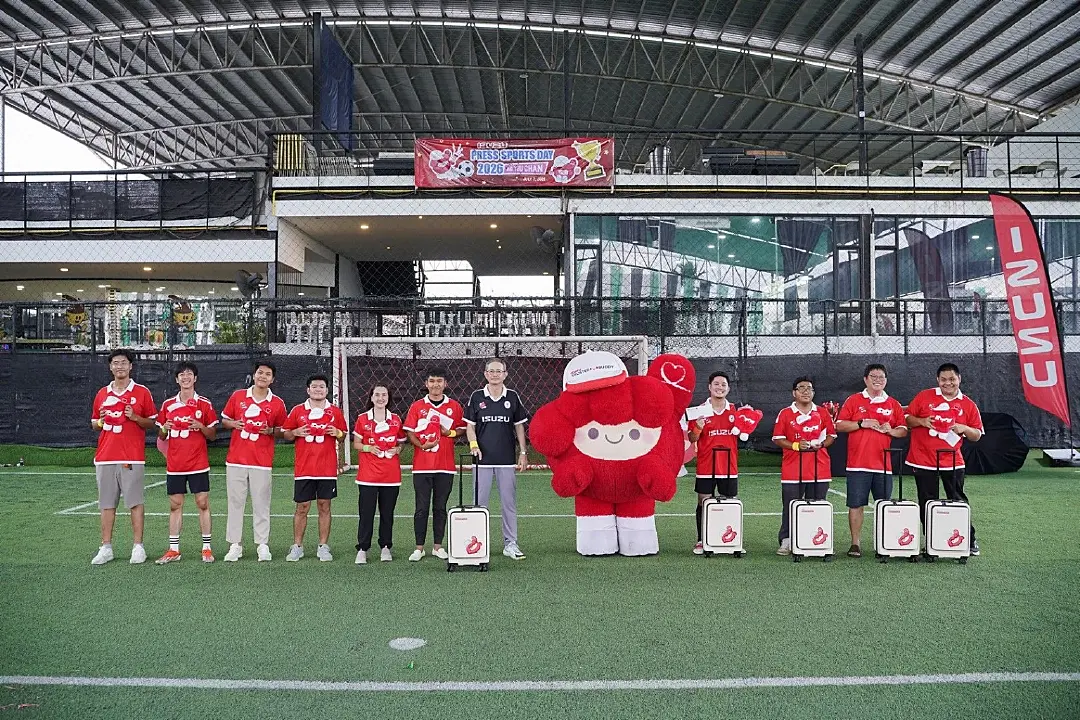 อีซูซุ จัดงาน “Isuzu - Press Sports Day 2026 with Yuu Chan” สื่อมวลชนลงสนามกระชับมิตรกับงาน