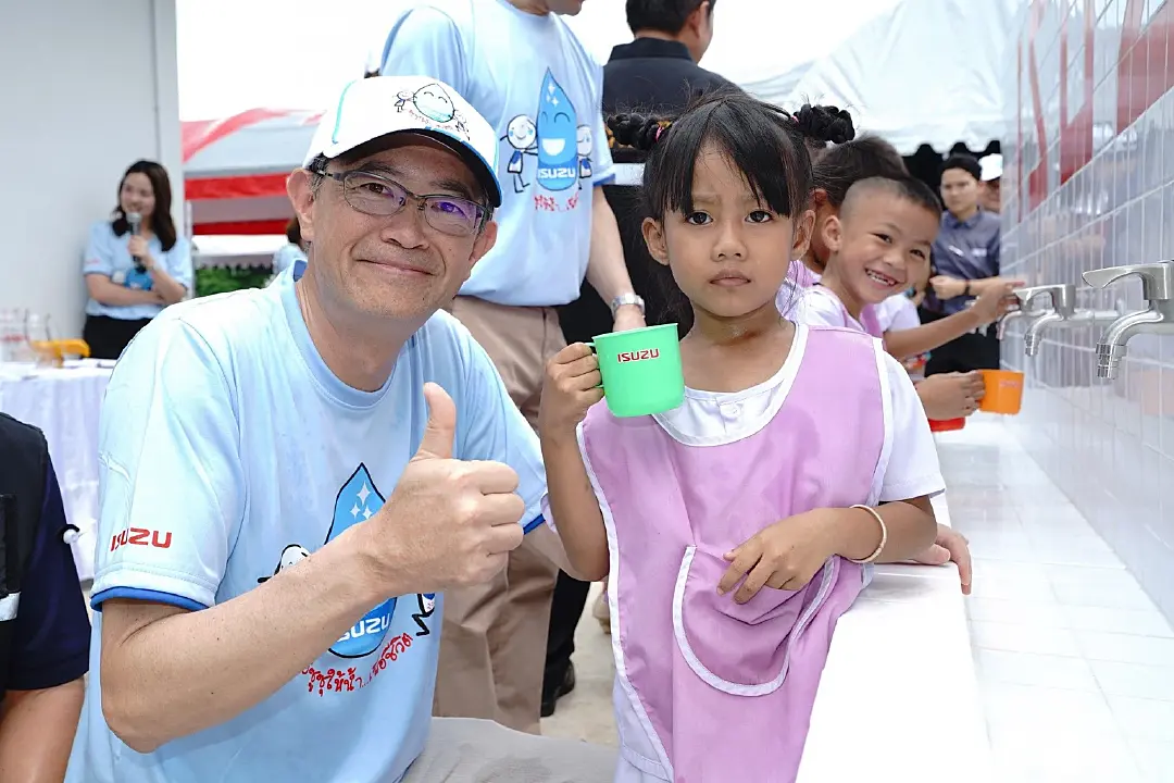 อีซูซุ สานต่อโครงการ “อีซูซุให้น้ำ...เพื่อชีวิต” แห่งที่ 47 โรงเรียนบ้านไหล่สูง จ.อุบลราชธานี