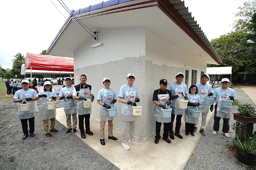 อีซูซุ สานต่อโครงการ “อีซูซุให้น้ำ...เพื่อชีวิต” แห่งที่ 47 โรงเรียนบ้านไหล่สูง จ.อุบลราชธานี