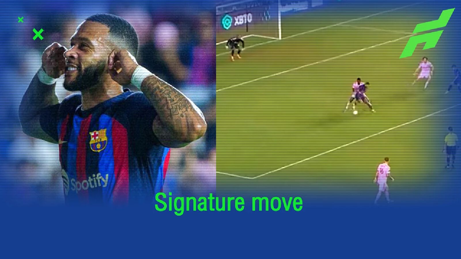ท่าประจำ! ชม เดปาย โชว์สกิลพลิกยิงสุดสวยในเกมอุ่นเครื่อง (คลิป)