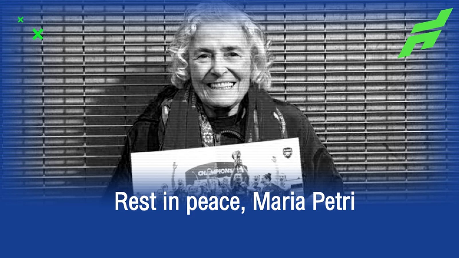 Rest in peace, มาเรีย เปตรี คุณยายสุดยอดแฟนบอลของ อาร์เซน่อล