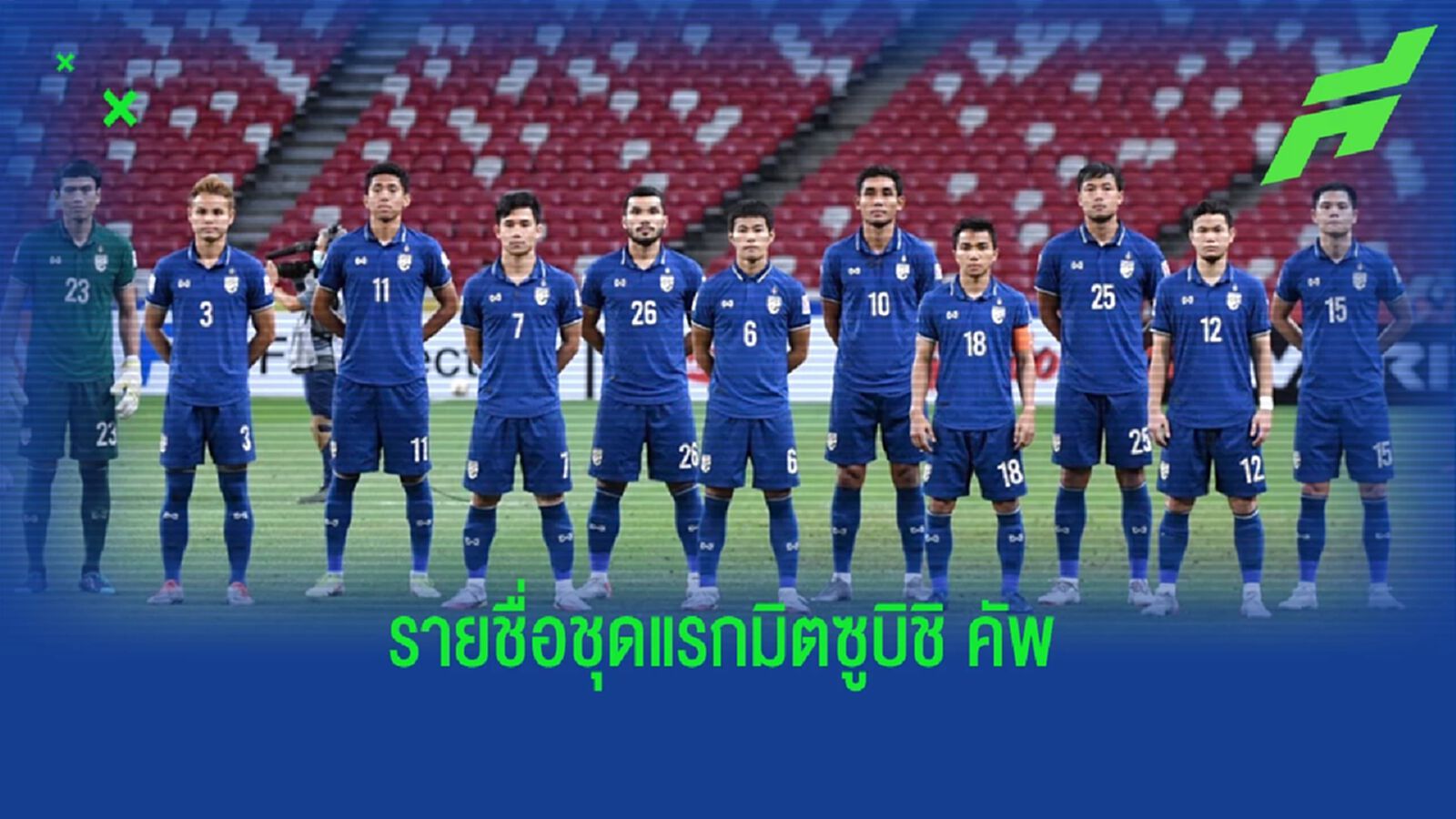 มาโน แบโผ 75 แข้งช้างศึก ชุดแรกเพื่อเช็กฟอร์มก่อนป้องกันแชมป์อาเซียน คัพ