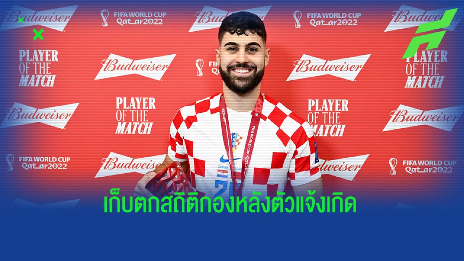 แจ้งเกิด! เก็บตกสถิติ "ยอสโก้ กวาร์ดิโอล" ใน บอลโลก 2022 แจ้งเกิด! เก็บตกสถิติ "ยอสโก้ กวาร์ดิโอล" ใน บอลโลก 2022
