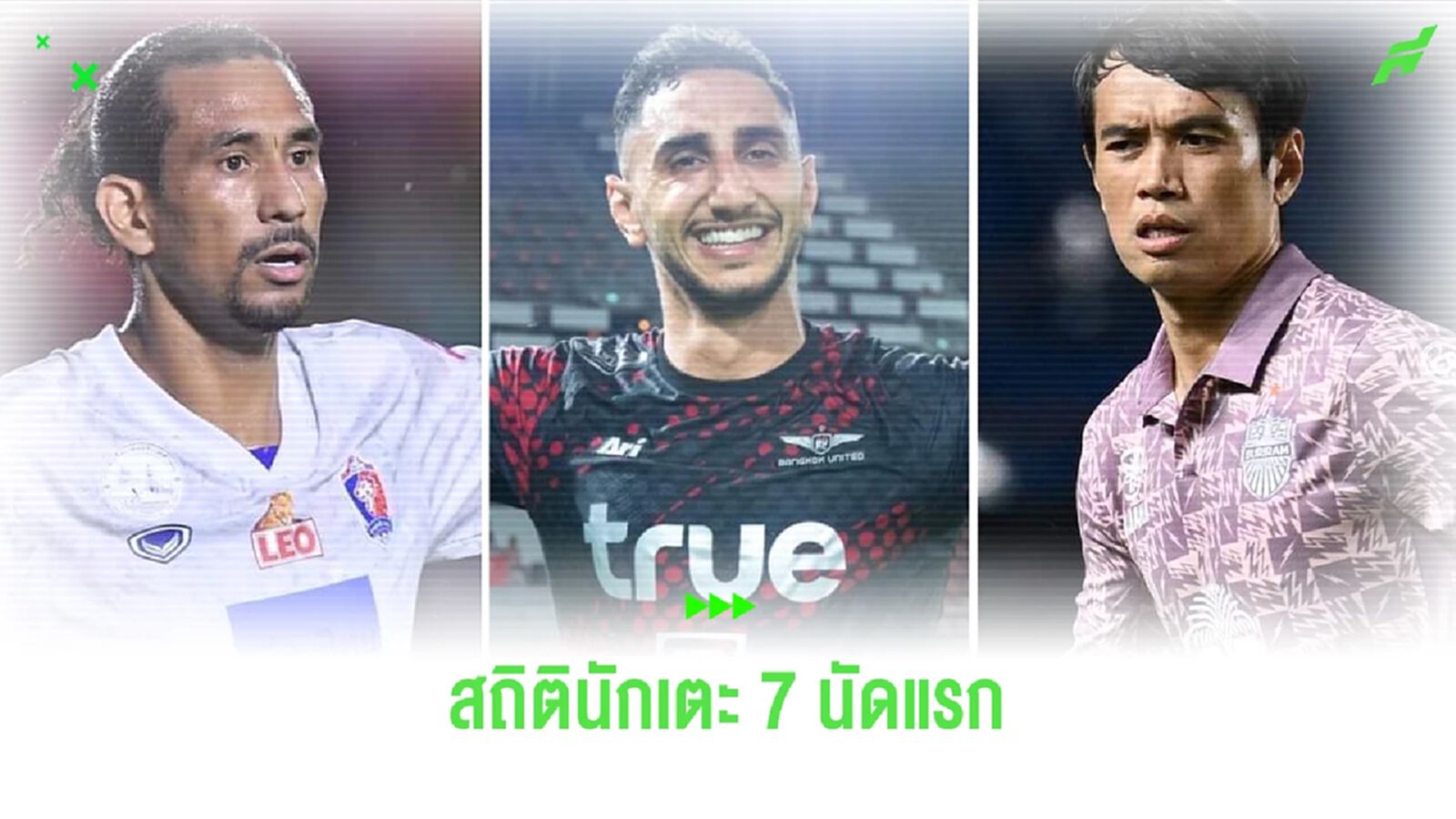 เช็กสถิติน่าสนใจของศึกไทยลีก 7 เกมแรก ดาวซัลโว, แอสซิสต์, คลีนชีต มีใครบ้าง