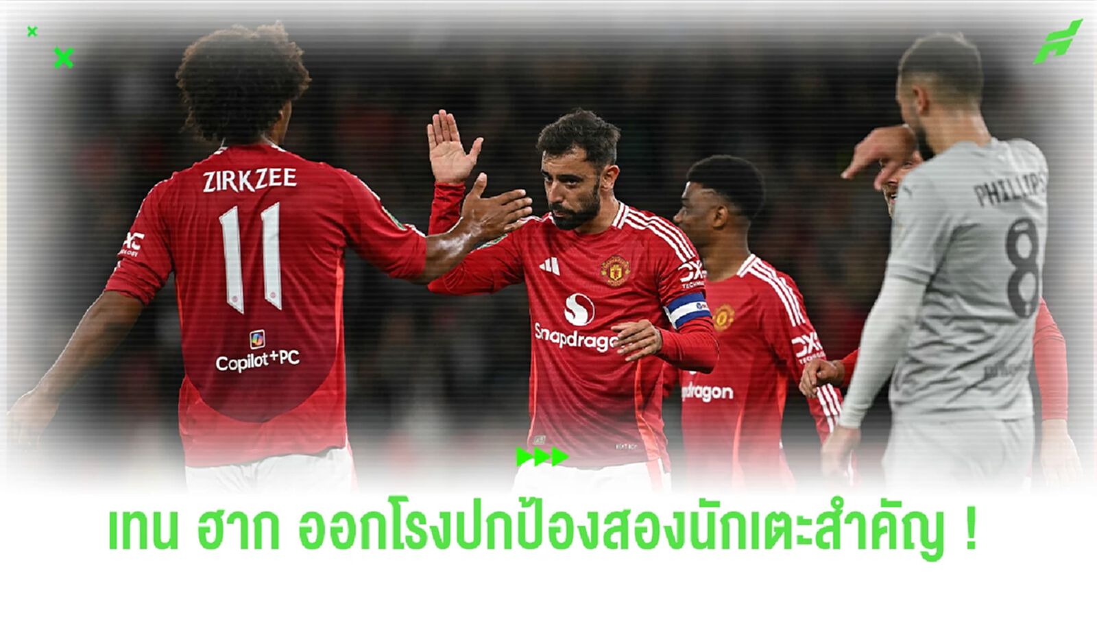 "เทน ฮาก" ออกโรงปกป้อง "เซิร์กซี่-บรูโน่" หลังทำผลงานย่ำแย่