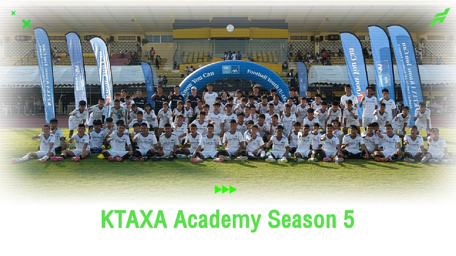 เยาวชนอีสาน กว่า 600 ชีวิต ร่วมโครงการ KTAXA Know You Can Football Youth (U-15) Academy