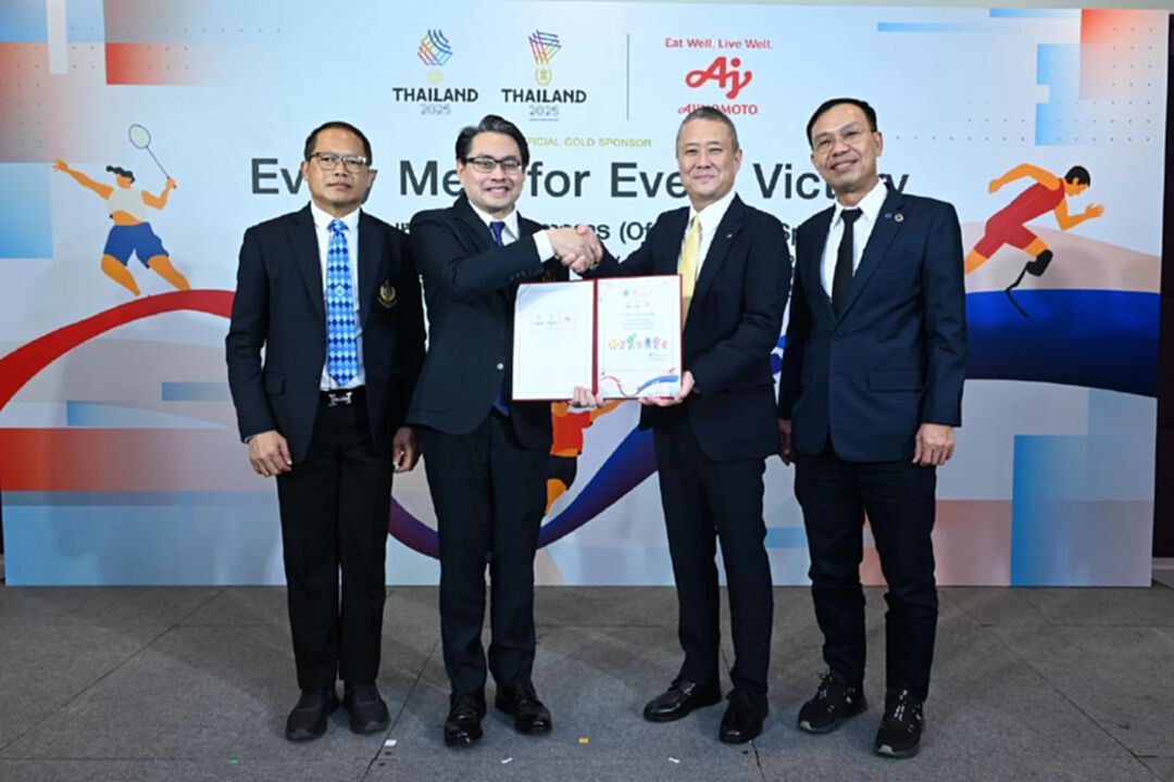 อายิโนะโมะโต๊ะ สนับสนุนศึก ซีเกมส์-อาเซียนพาราเกมส์ 2025
