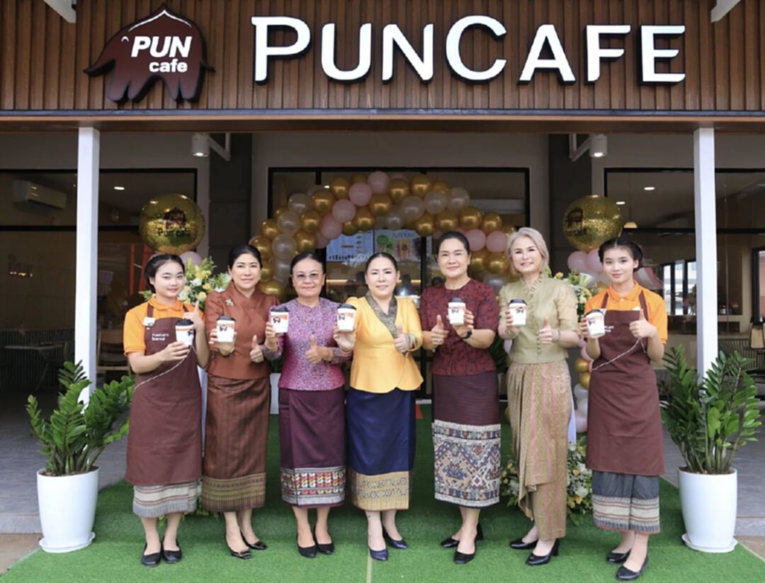 พันธุ์ไทย เดินหน้าขยายตลาด สปป.ลาว ผุด ปันคาเฟ่ สาขาใหม่