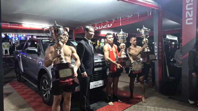 อีซูซุร่วมยินดีแชมป์ THAI FIGHT 2025 แจกรางวัลใหญ่ Isuzu D-Max