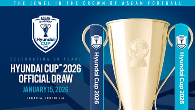 ฮุนได เชิญร่วมชมพิธีจับสลาก ASEAN Hyundai Cup 2026 15 ม.ค.นี้
